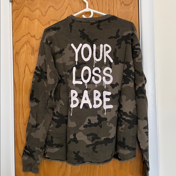 Zara Sweaters - Zara // army sweatshirt